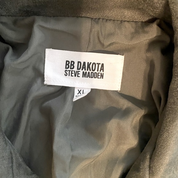 Faux suede motorcycle jacket. - Picture 2 of 3